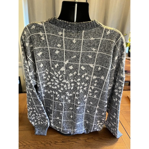 Angels Flight Men's Vintage Acrylic Stripe Sleeve Pullover Sweater Sz 1X Big XL - Picture 4 of 11